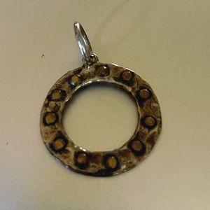 Waxing Poetic Eternal Anthem Charm, Brass & Silver